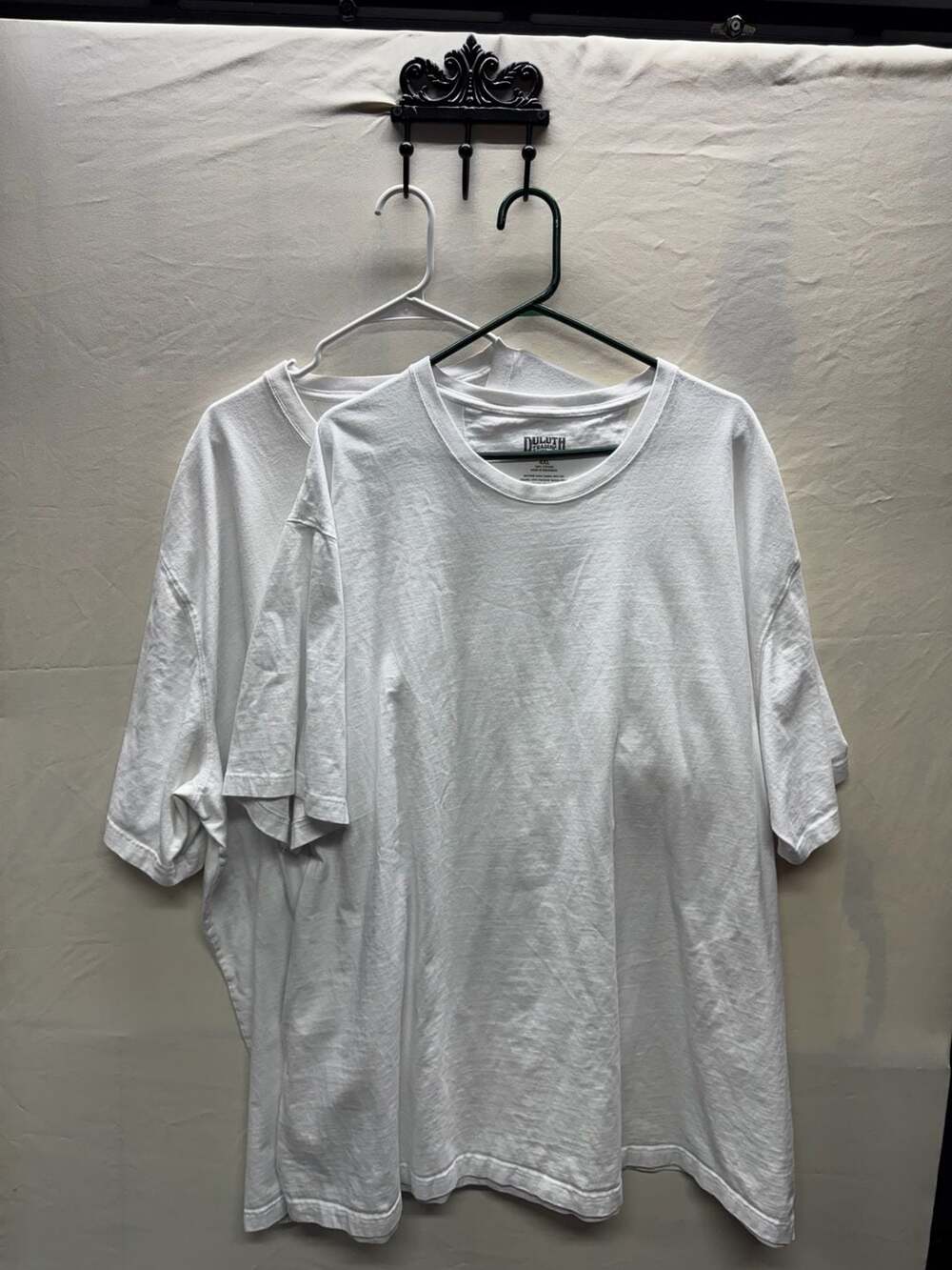 Duluth Trading Longtail T Size 4XL White Cotton Tee Shirt